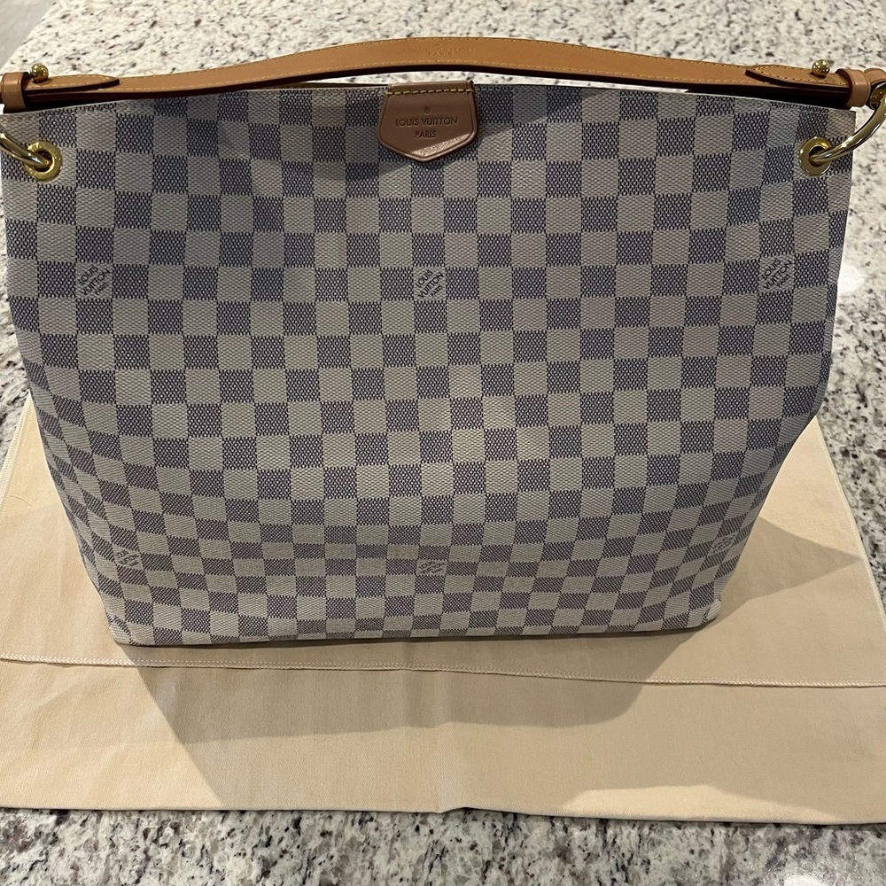 Louis Vuitton Graceful MM in Damier Azur